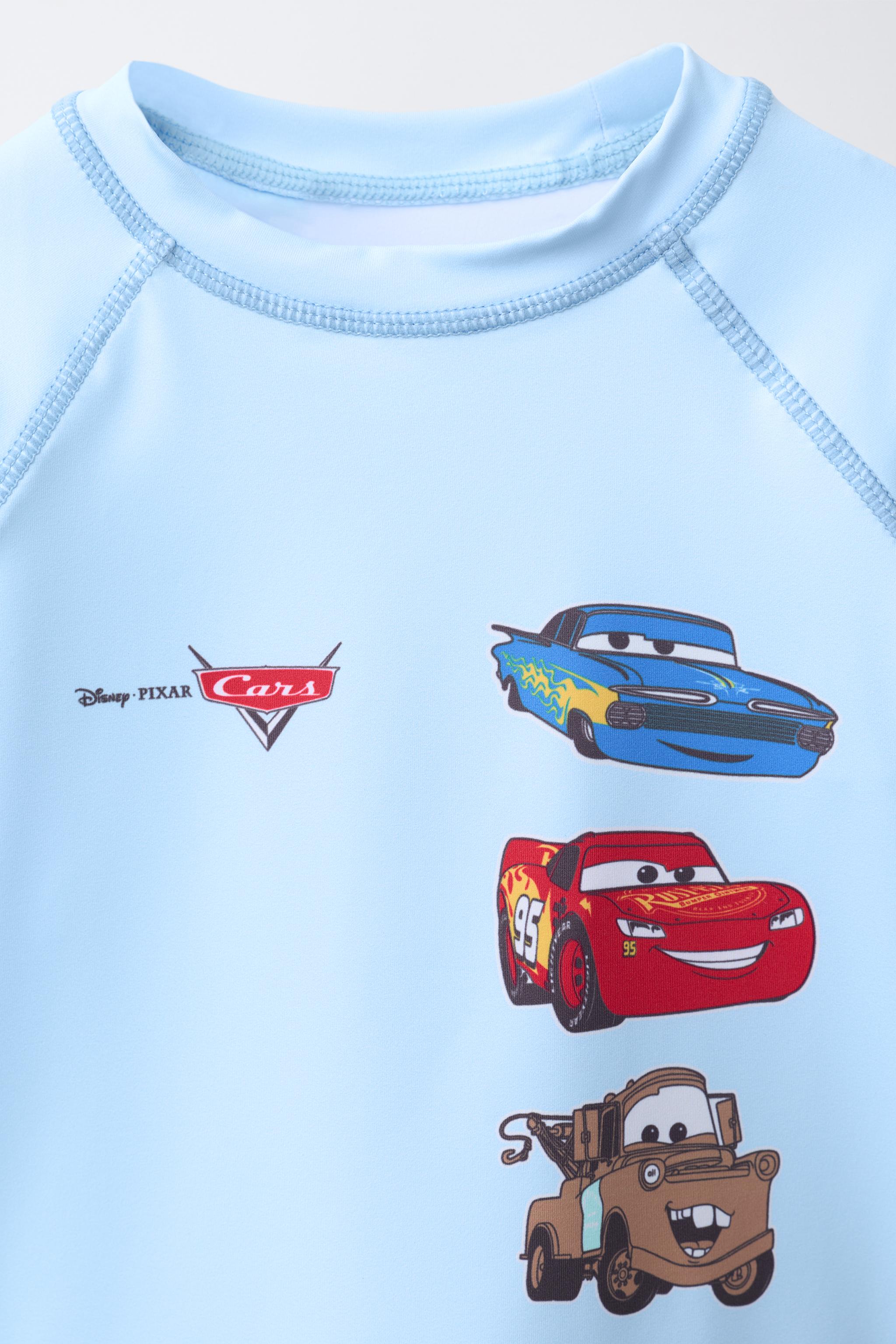 1-6 ANS/ T-SHIRT DE BAIN CARS FLASH MCQUEEN © DISNEY